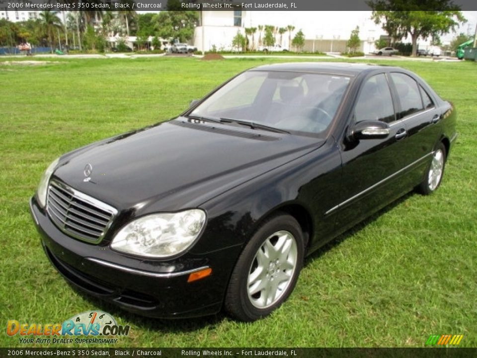 Front 3/4 View of 2006 Mercedes-Benz S 350 Sedan Photo #1