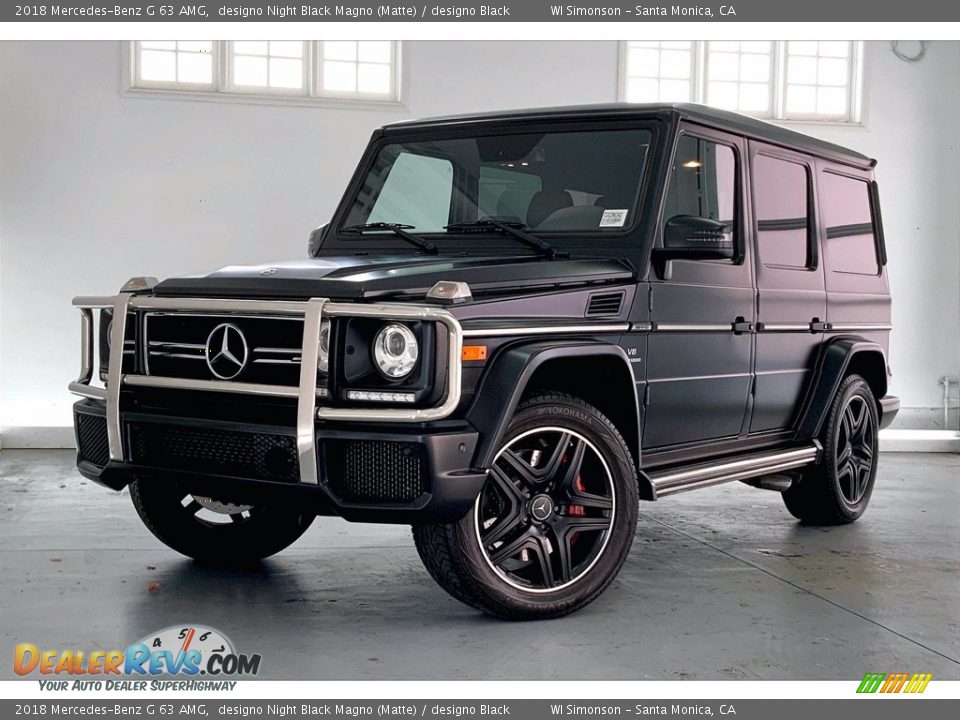 2018 Mercedes-Benz G 63 AMG designo Night Black Magno (Matte) / designo Black Photo #12