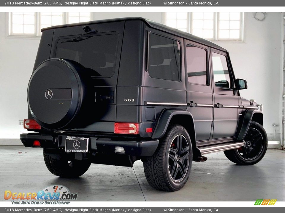 2018 Mercedes-Benz G 63 AMG designo Night Black Magno (Matte) / designo Black Photo #13