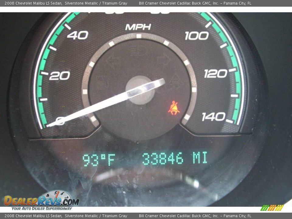 2008 Chevrolet Malibu LS Sedan Silverstone Metallic / Titanium Gray Photo #2