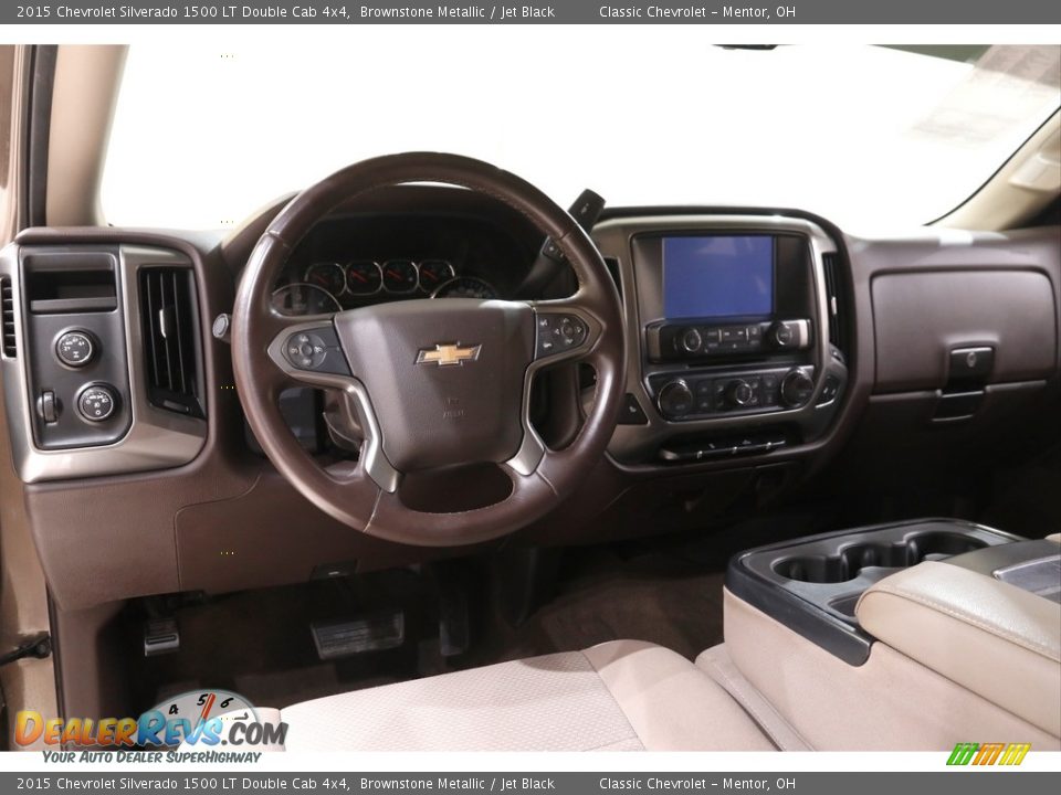 2015 Chevrolet Silverado 1500 LT Double Cab 4x4 Brownstone Metallic / Jet Black Photo #7