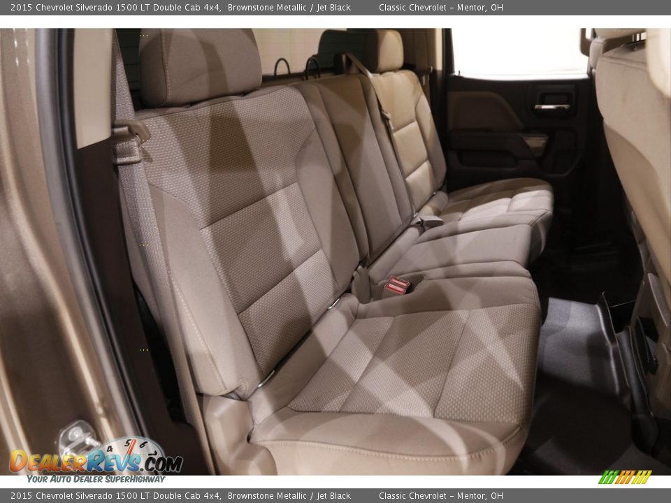 2015 Chevrolet Silverado 1500 LT Double Cab 4x4 Brownstone Metallic / Jet Black Photo #15