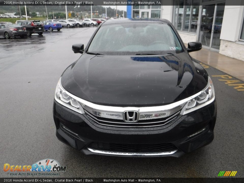 2016 Honda Accord EX-L Sedan Crystal Black Pearl / Black Photo #4