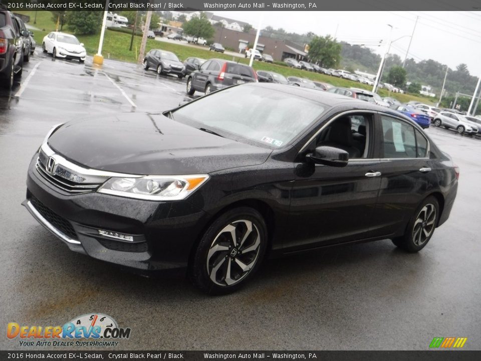 2016 Honda Accord EX-L Sedan Crystal Black Pearl / Black Photo #5