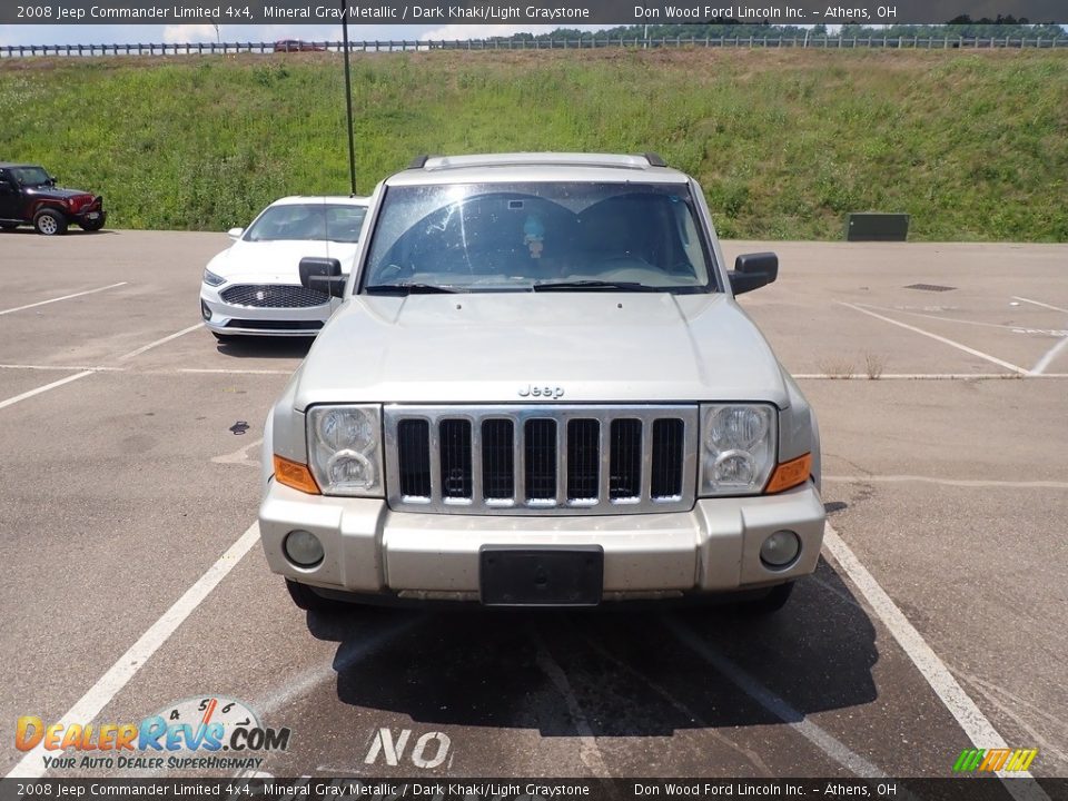 2008 Jeep Commander Limited 4x4 Mineral Gray Metallic / Dark Khaki/Light Graystone Photo #4