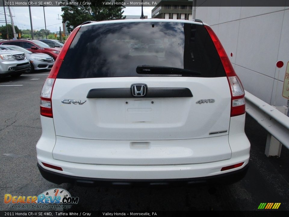 2011 Honda CR-V SE 4WD Taffeta White / Gray Photo #4