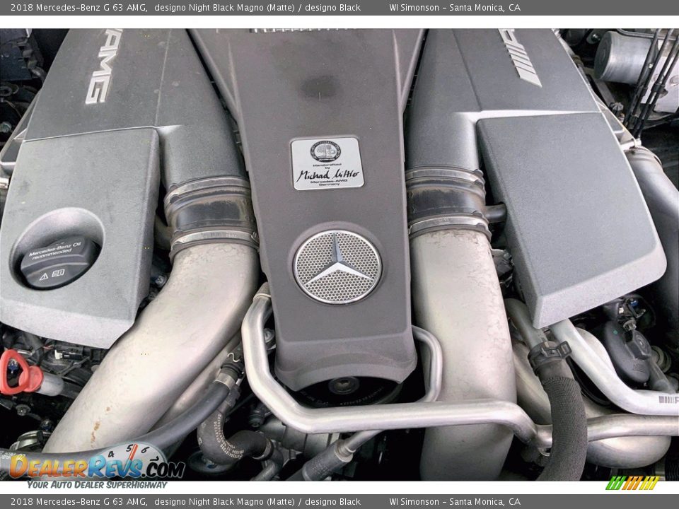 2018 Mercedes-Benz G 63 AMG designo Night Black Magno (Matte) / designo Black Photo #32