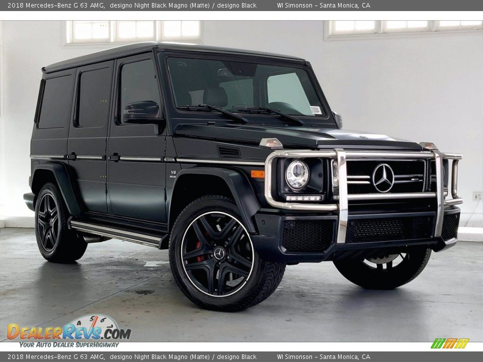 2018 Mercedes-Benz G 63 AMG designo Night Black Magno (Matte) / designo Black Photo #34