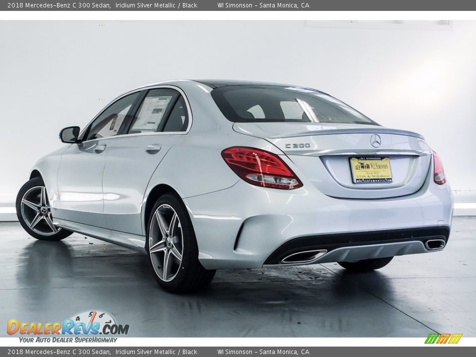 2018 Mercedes-Benz C 300 Sedan Iridium Silver Metallic / Black Photo #3