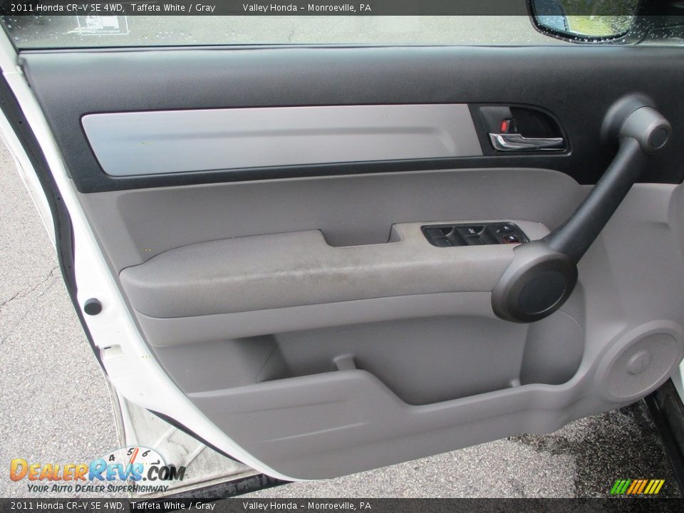 2011 Honda CR-V SE 4WD Taffeta White / Gray Photo #11