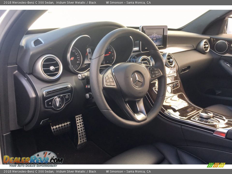 2018 Mercedes-Benz C 300 Sedan Iridium Silver Metallic / Black Photo #5