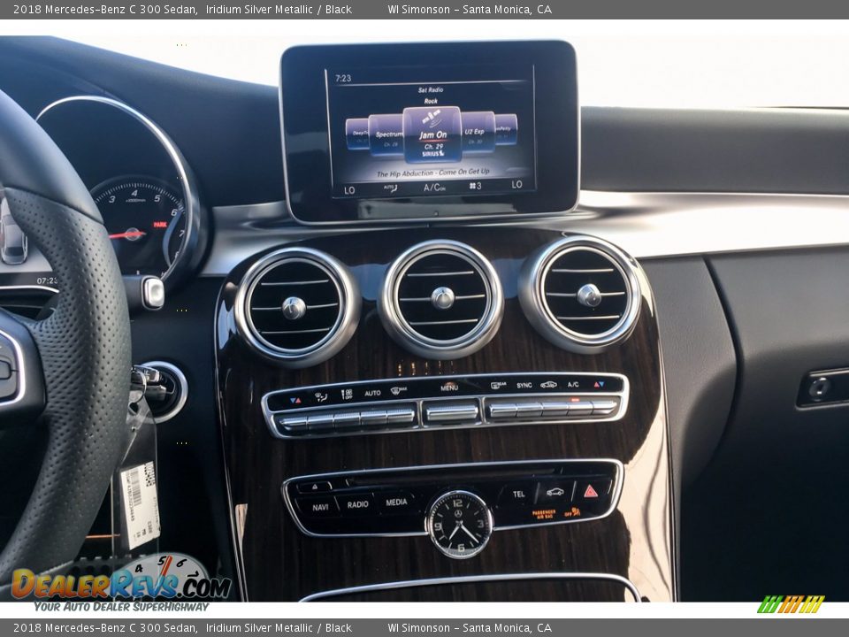 2018 Mercedes-Benz C 300 Sedan Iridium Silver Metallic / Black Photo #6