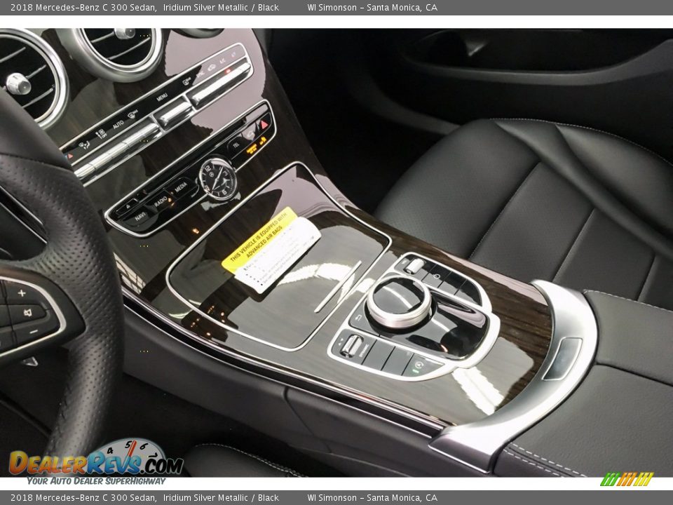 2018 Mercedes-Benz C 300 Sedan Iridium Silver Metallic / Black Photo #7
