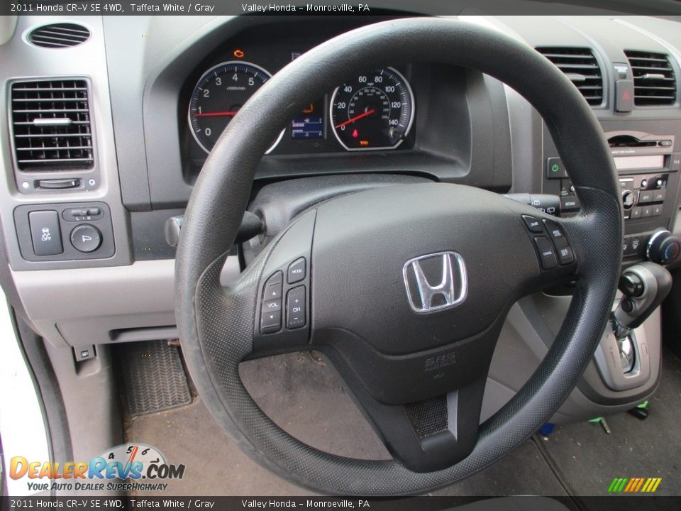 2011 Honda CR-V SE 4WD Taffeta White / Gray Photo #14