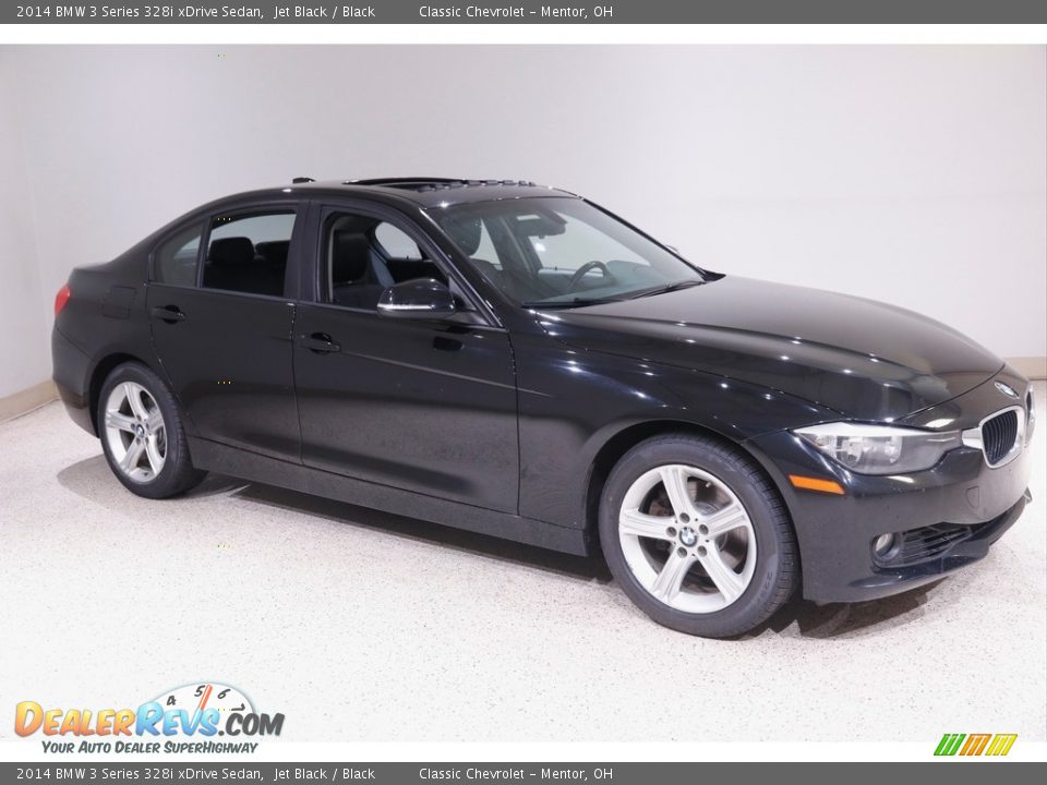 2014 BMW 3 Series 328i xDrive Sedan Jet Black / Black Photo #1