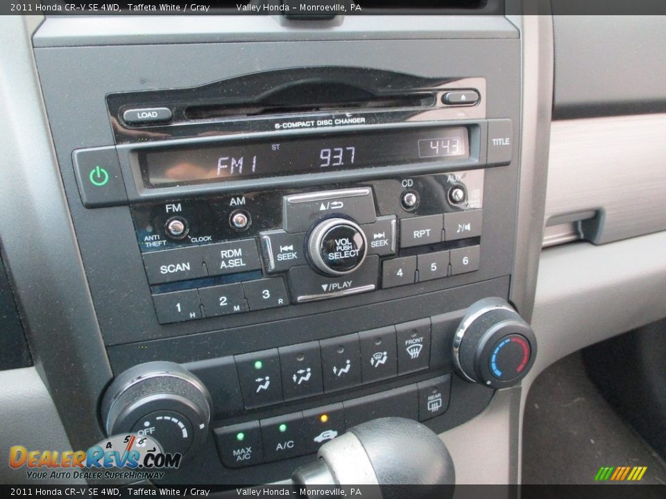2011 Honda CR-V SE 4WD Taffeta White / Gray Photo #15