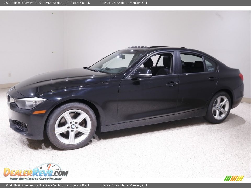 2014 BMW 3 Series 328i xDrive Sedan Jet Black / Black Photo #3