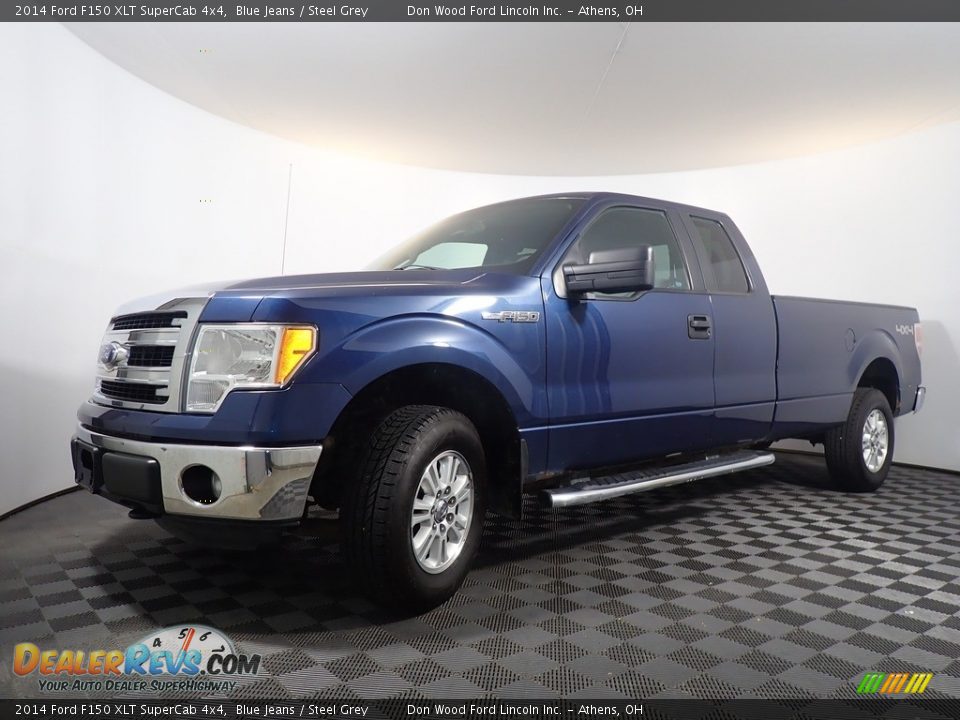 Blue Jeans 2014 Ford F150 XLT SuperCab 4x4 Photo #7