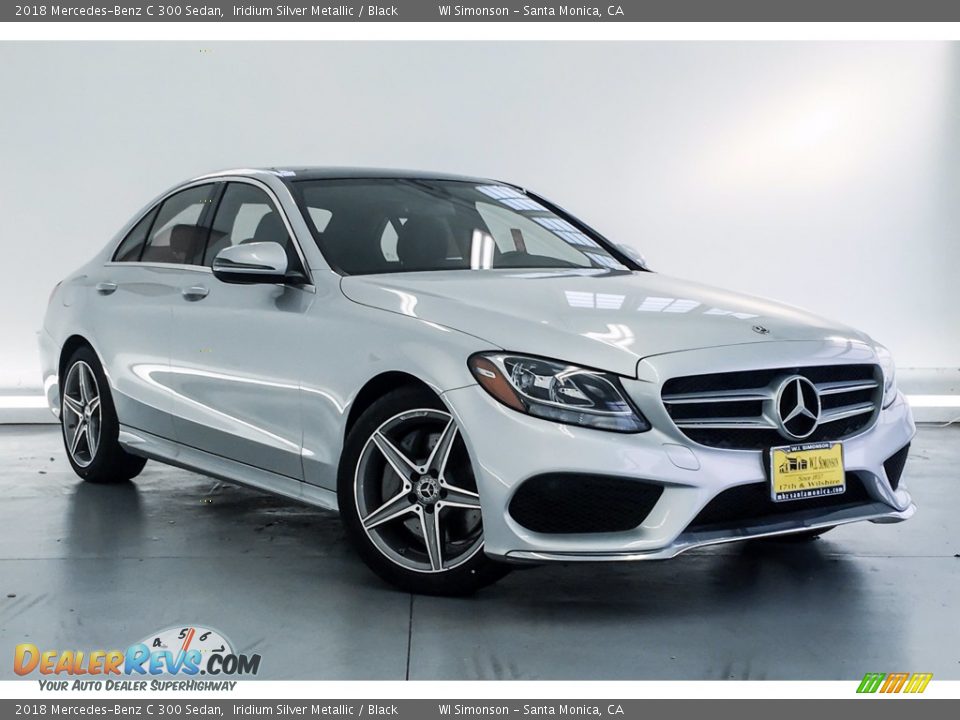 2018 Mercedes-Benz C 300 Sedan Iridium Silver Metallic / Black Photo #12