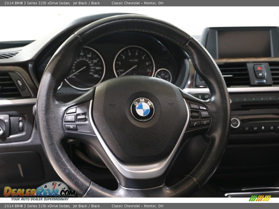 2014 BMW 3 Series 328i xDrive Sedan Jet Black / Black Photo #7