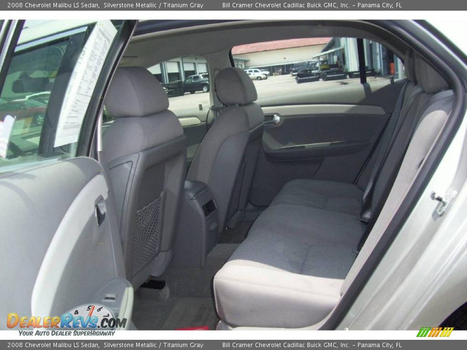 2008 Chevrolet Malibu LS Sedan Silverstone Metallic / Titanium Gray Photo #5
