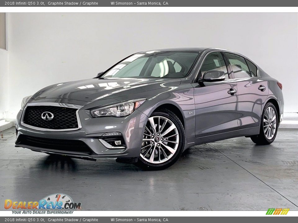 Front 3/4 View of 2018 Infiniti Q50 3.0t Photo #12