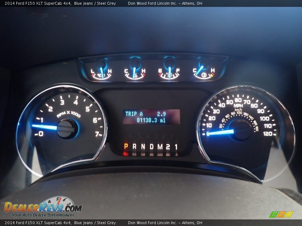 2014 Ford F150 XLT SuperCab 4x4 Gauges Photo #25