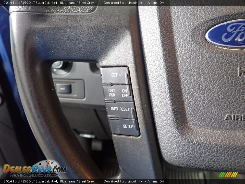 2014 Ford F150 XLT SuperCab 4x4 Steering Wheel Photo #26