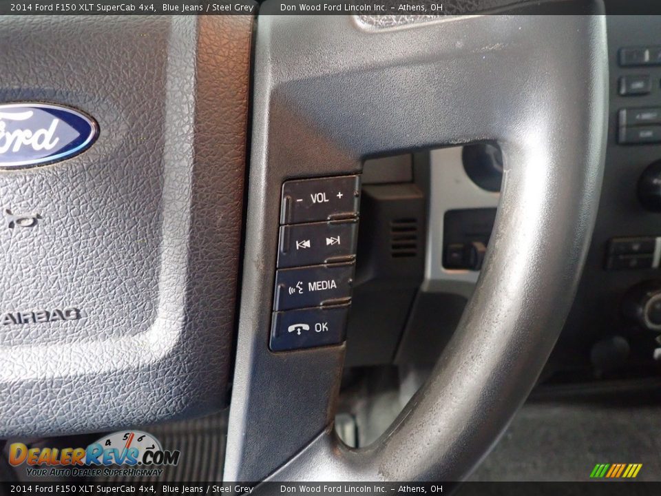 2014 Ford F150 XLT SuperCab 4x4 Steering Wheel Photo #27
