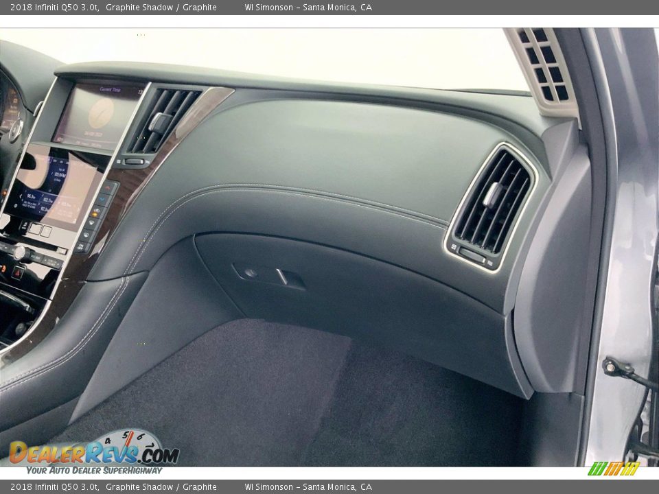 2018 Infiniti Q50 3.0t Graphite Shadow / Graphite Photo #16