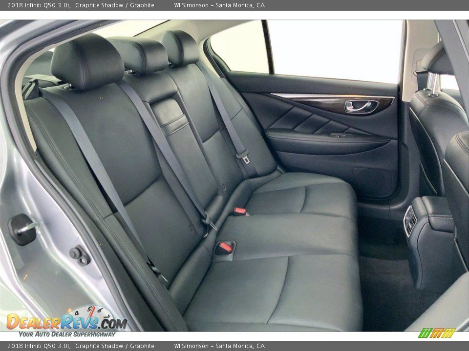 Rear Seat of 2018 Infiniti Q50 3.0t Photo #19