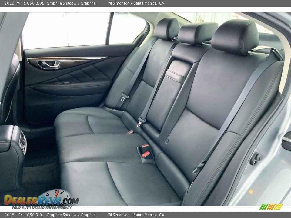 Rear Seat of 2018 Infiniti Q50 3.0t Photo #20