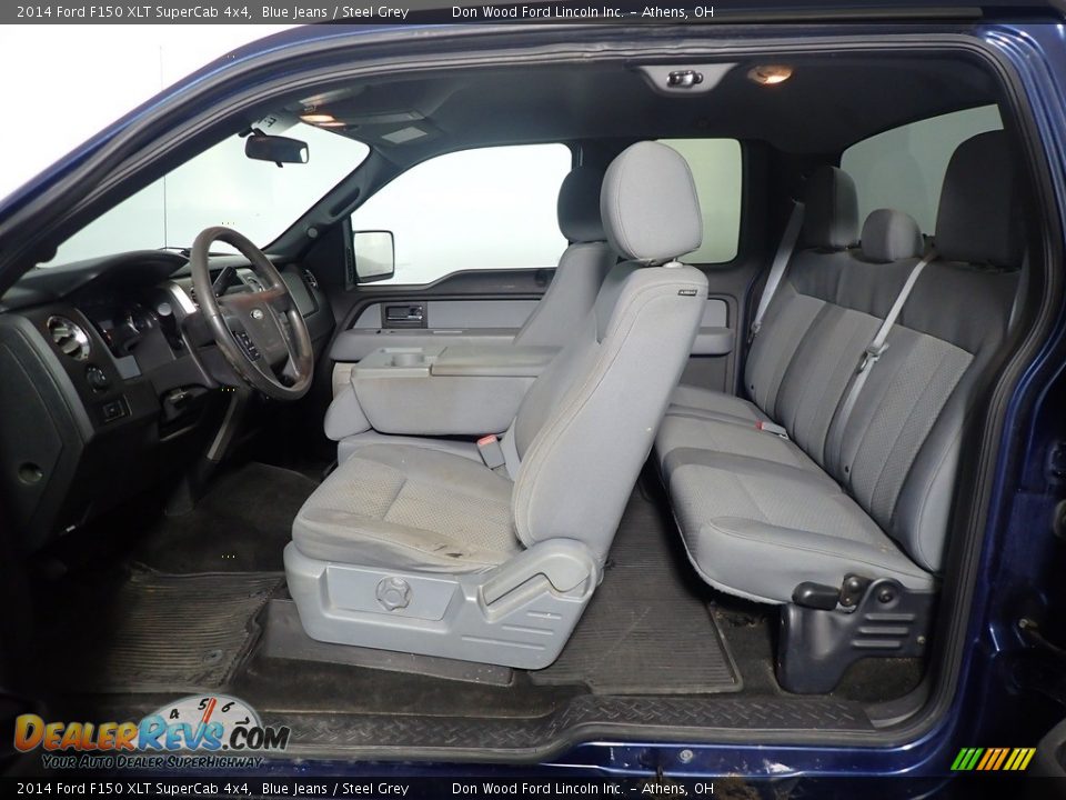 Steel Grey Interior - 2014 Ford F150 XLT SuperCab 4x4 Photo #33