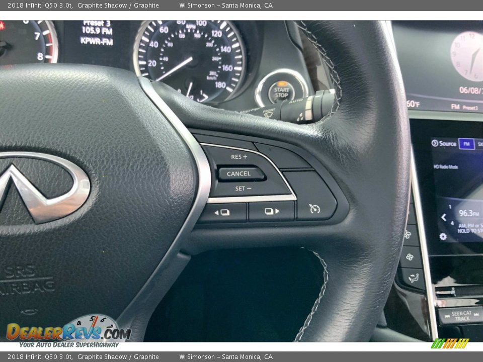 2018 Infiniti Q50 3.0t Steering Wheel Photo #22