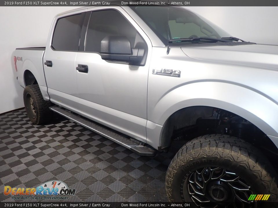 2019 Ford F150 XLT SuperCrew 4x4 Ingot Silver / Earth Gray Photo #4