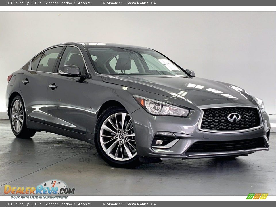 Front 3/4 View of 2018 Infiniti Q50 3.0t Photo #34