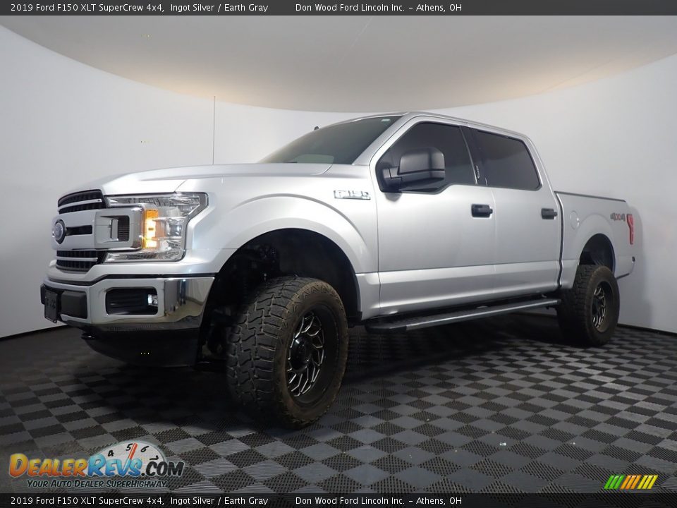 2019 Ford F150 XLT SuperCrew 4x4 Ingot Silver / Earth Gray Photo #8