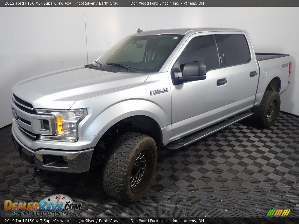 2019 Ford F150 XLT SuperCrew 4x4 Ingot Silver / Earth Gray Photo #9