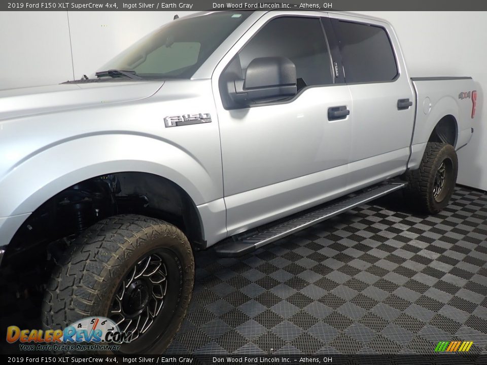 2019 Ford F150 XLT SuperCrew 4x4 Ingot Silver / Earth Gray Photo #10