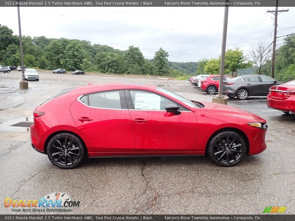 Soul Red Crystal Metallic 2021 Mazda Mazda3 2.5 Turbo Hatchback AWD Photo #1