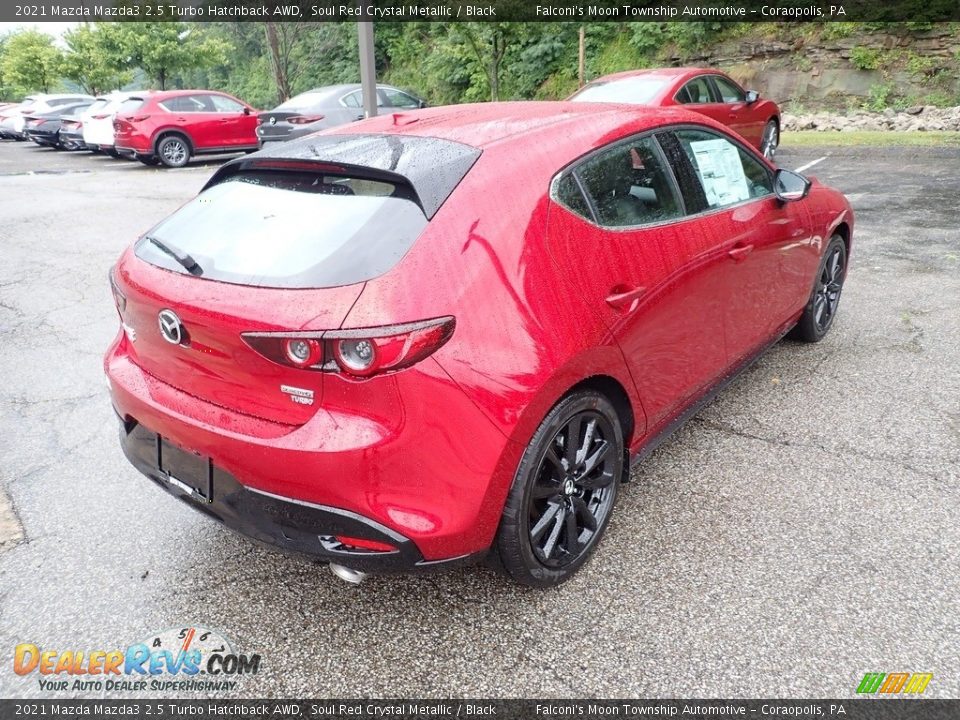 2021 Mazda Mazda3 2.5 Turbo Hatchback AWD Soul Red Crystal Metallic / Black Photo #2