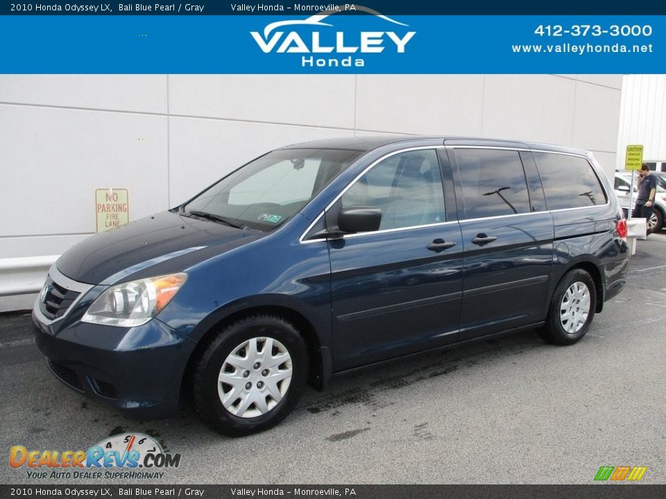 2010 Honda Odyssey LX Bali Blue Pearl / Gray Photo #1