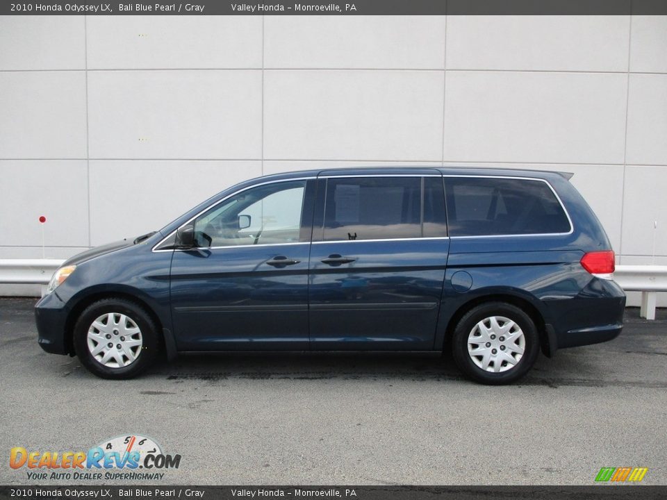 2010 Honda Odyssey LX Bali Blue Pearl / Gray Photo #2