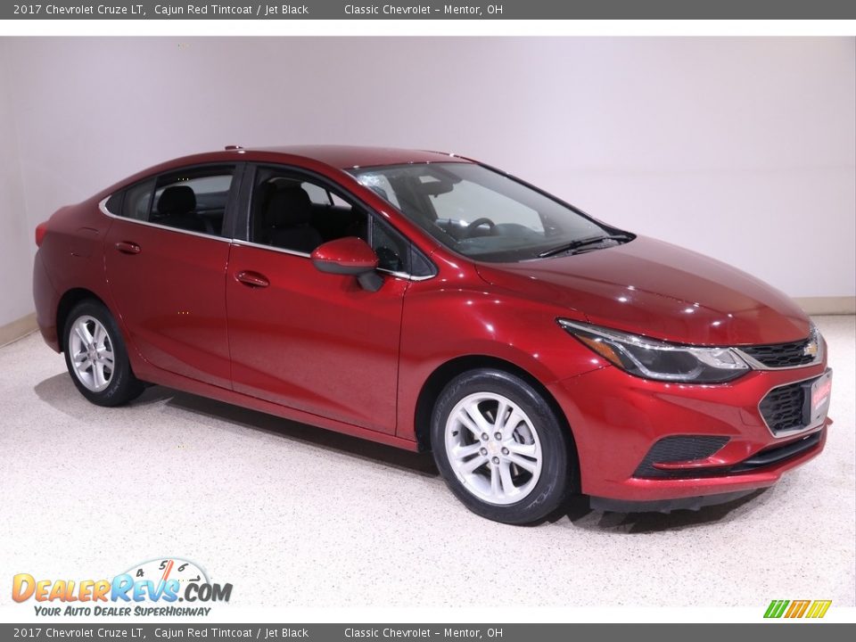 2017 Chevrolet Cruze LT Cajun Red Tintcoat / Jet Black Photo #1