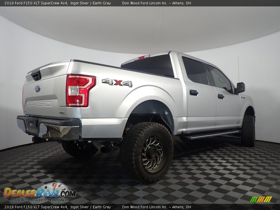 2019 Ford F150 XLT SuperCrew 4x4 Ingot Silver / Earth Gray Photo #15