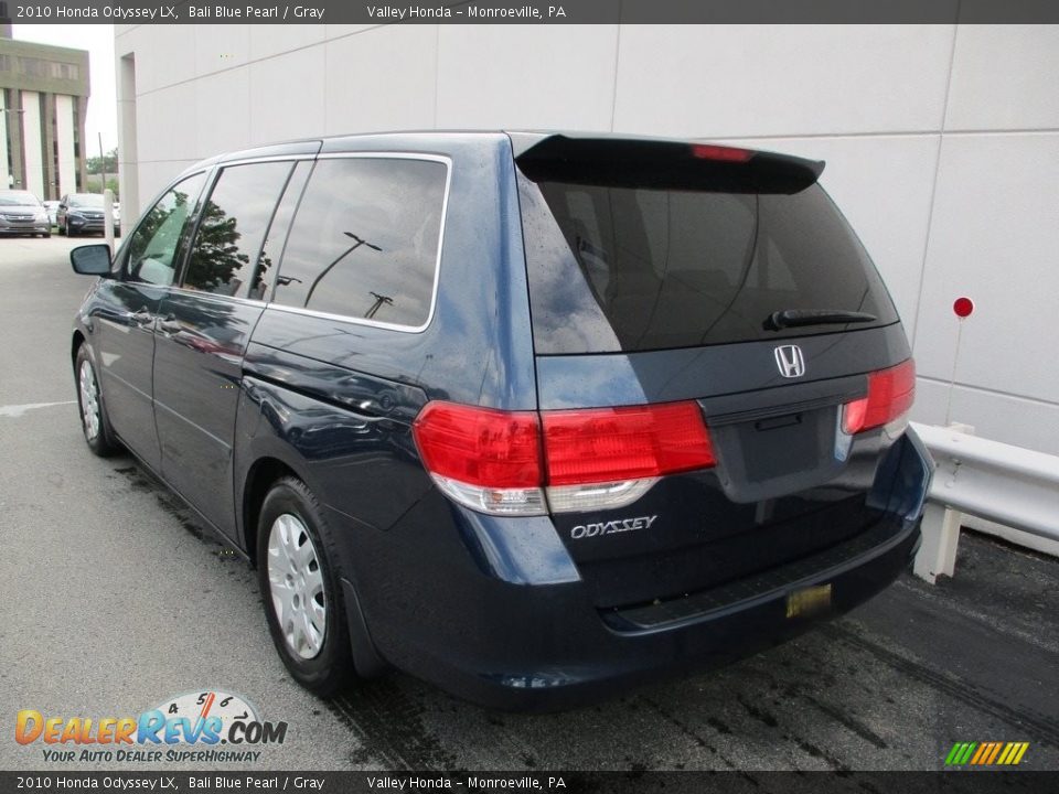 2010 Honda Odyssey LX Bali Blue Pearl / Gray Photo #3