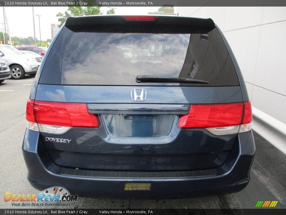 2010 Honda Odyssey LX Bali Blue Pearl / Gray Photo #4