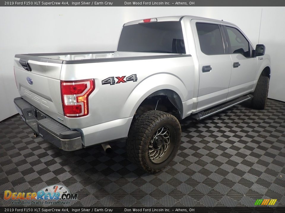 2019 Ford F150 XLT SuperCrew 4x4 Ingot Silver / Earth Gray Photo #16