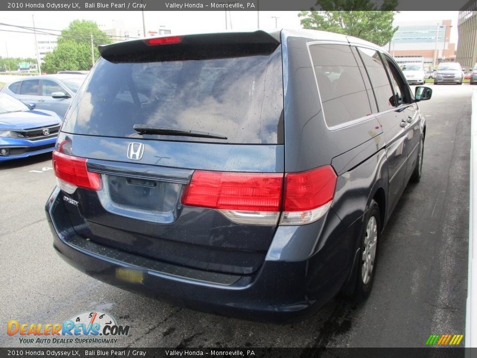 2010 Honda Odyssey LX Bali Blue Pearl / Gray Photo #5