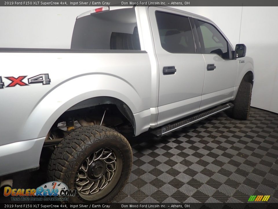 2019 Ford F150 XLT SuperCrew 4x4 Ingot Silver / Earth Gray Photo #18